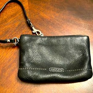 Coach change purse, black, great condition